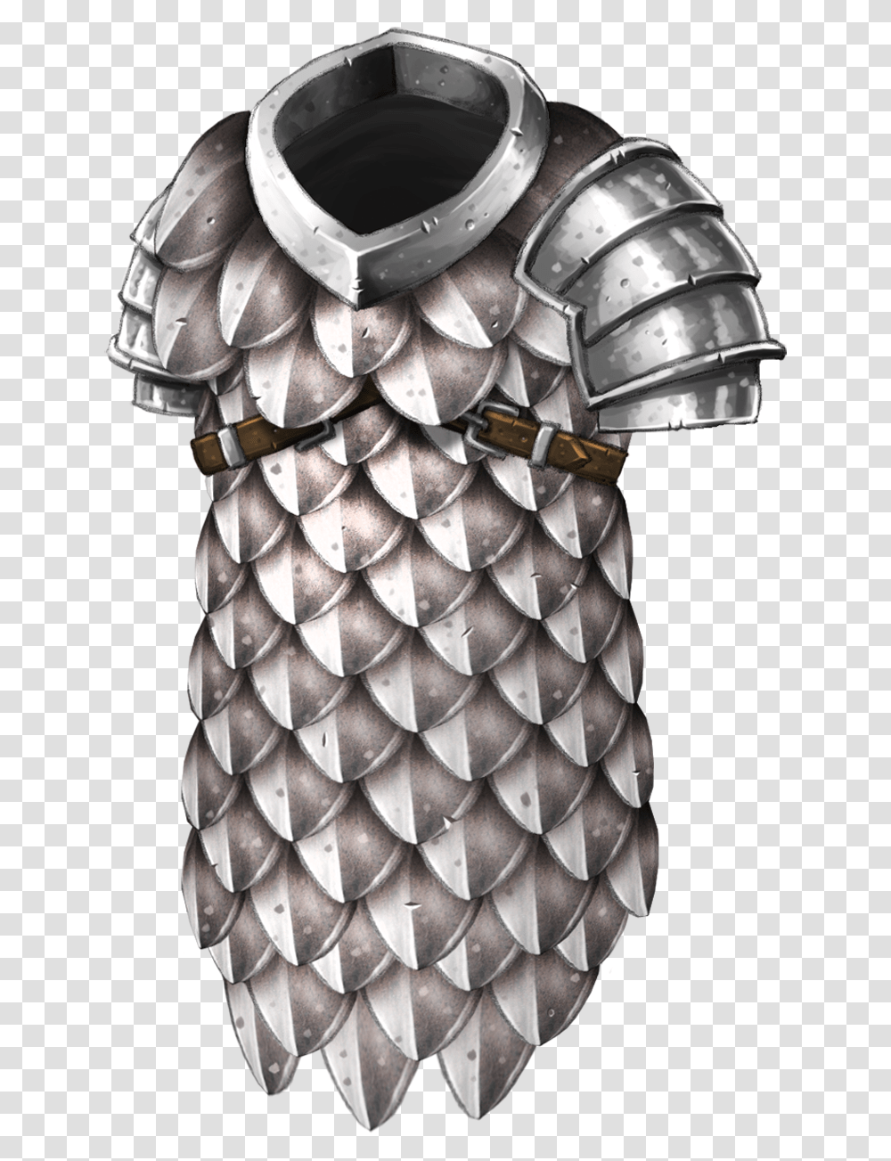 Clip Art Fish Scale Armor Dampd Scale Mail Armor, Helmet, Apparel, Chain Mail Transparent Png