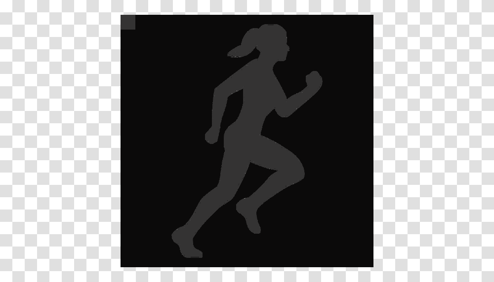 Clip Art Fitness Woman Silhouette Run, Person, Leisure Activities, Stencil Transparent Png