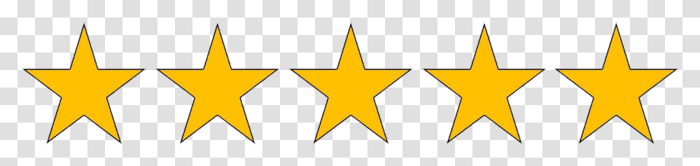 Clip Art Five Stars Google 5 Star Review, Star Symbol Transparent Png