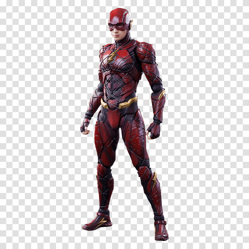 Clip Art Flash Action Figure Flash Justice League Variant Play Arts Kai, Costume, Person, Human Transparent Png