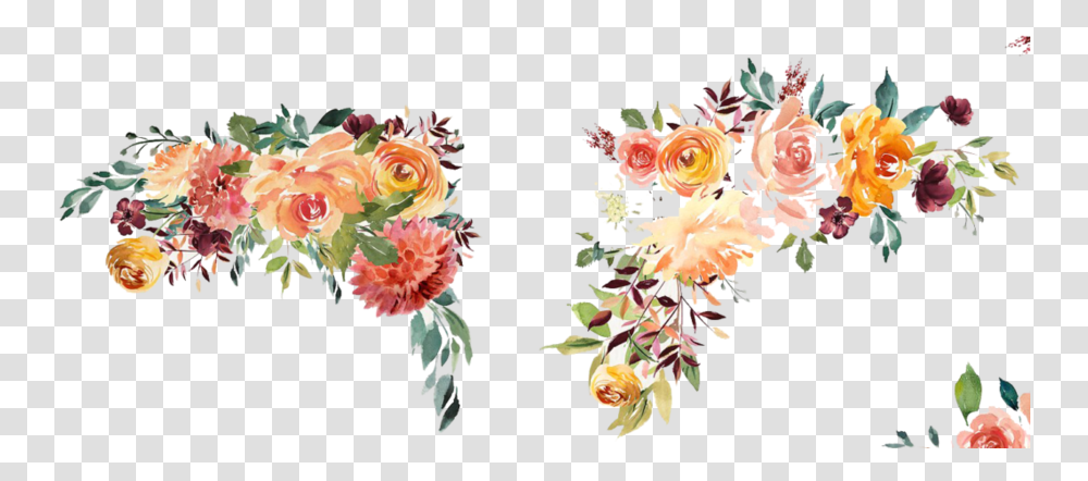 Clip Art Floral Clipart Background Background Watercolor Flower, Floral Design, Pattern, Plant Transparent Png