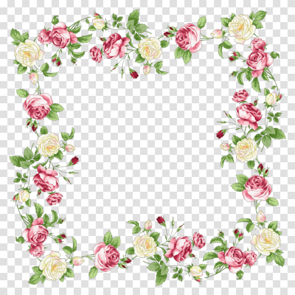 Clip Art Flower Border Background Background Flower Border, Floral Design, Pattern, Plant Transparent Png