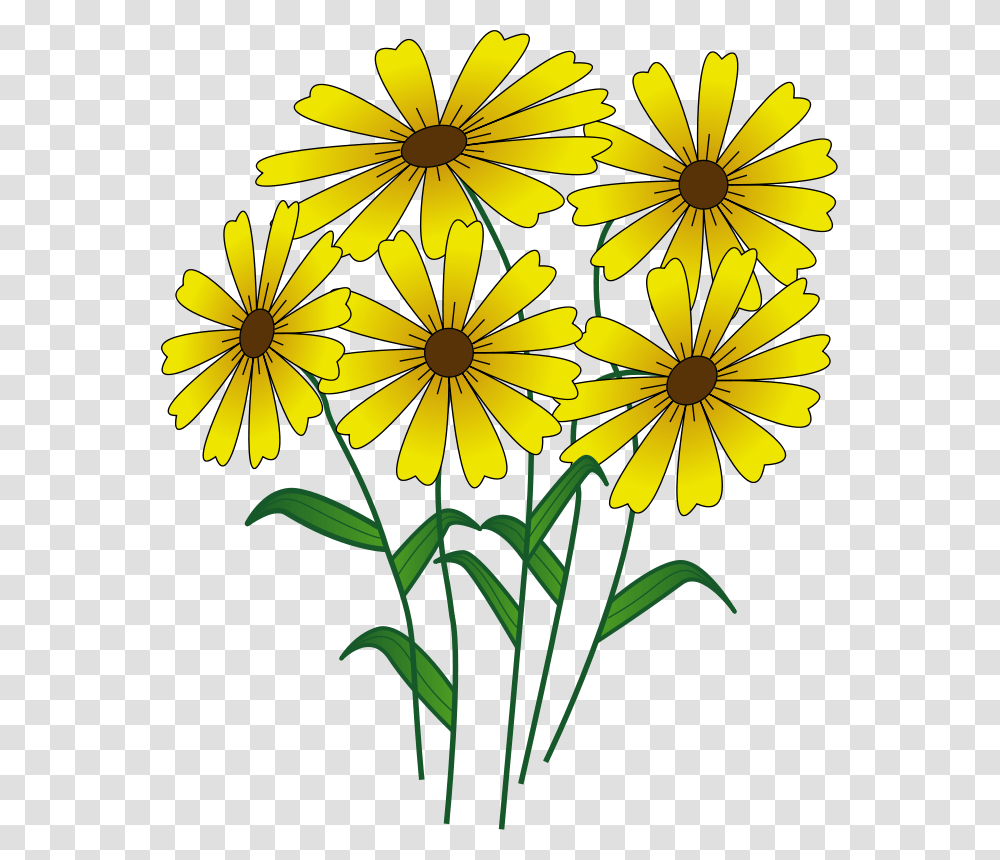 Clip Art Flowers And Dragonflies, Plant, Blossom, Daisy, Daisies Transparent Png