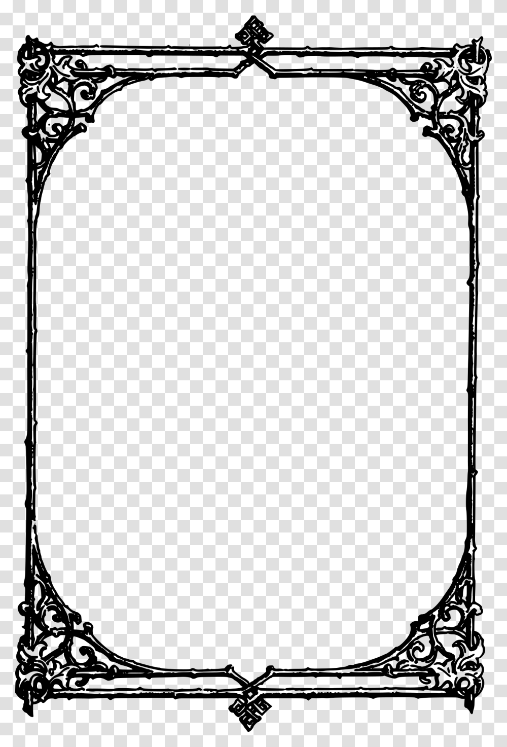 Clip Art Frame Retangular Clip Art Borders, Gray, World Of Warcraft Transparent Png