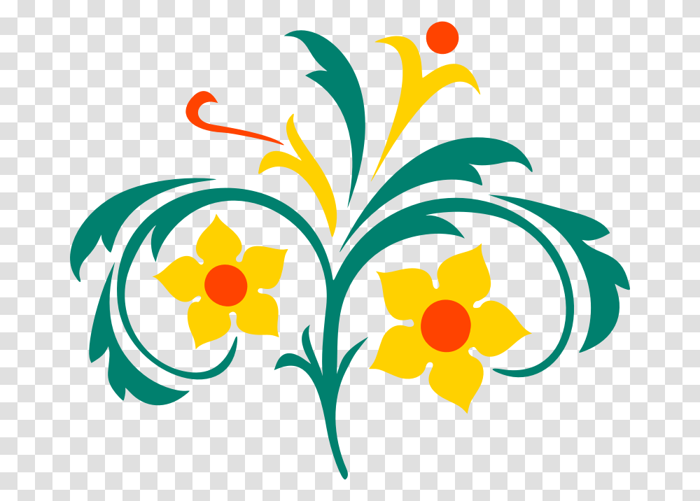 Clip Art Free High Quality Easy To Support By Firkin Flower Silhouette In Colour, Floral Design, Pattern, Plant Transparent Png