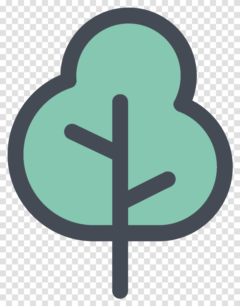 Clip Art Free Illustrator Symbol Tree Icon, Cross, Sign, Logo Transparent Png