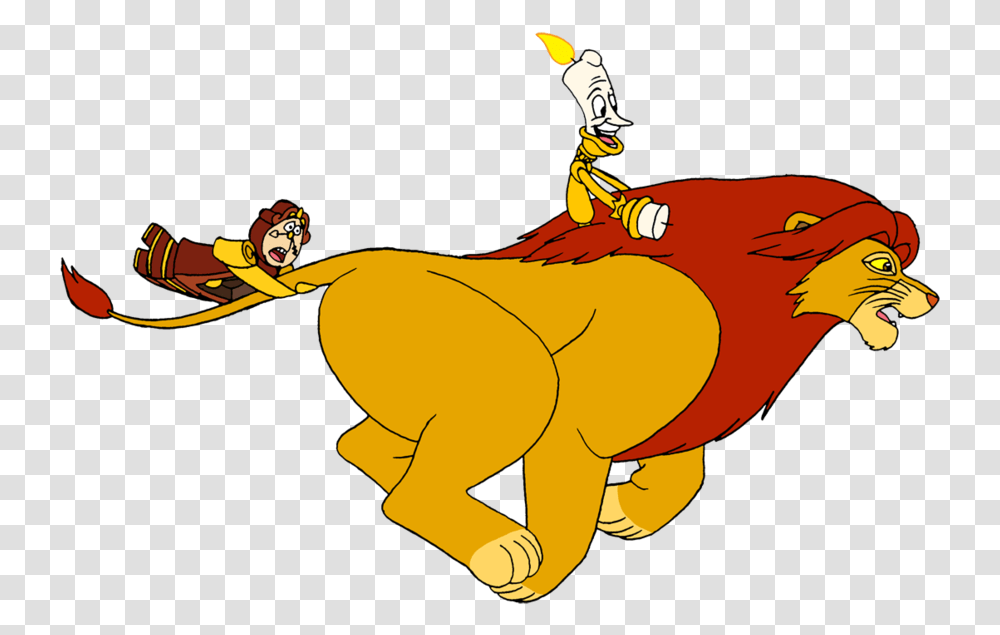Clip Art Free Library Faster Simba By Lionkingrulez Lumiere And Cogsworth Simba, Person, Human, Animal Transparent Png