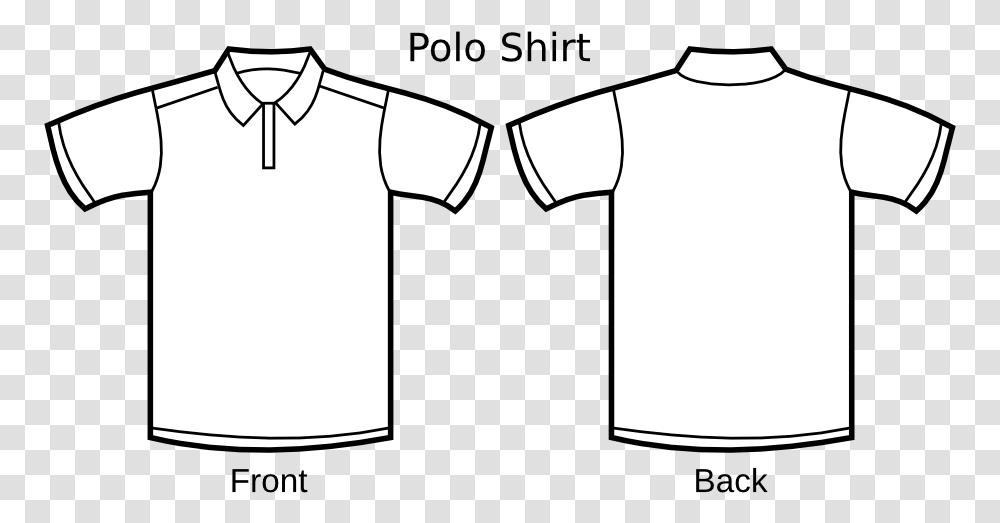 Clip Art Free Polo Download Clip Polo Shirt Template, Apparel, Stencil, Sleeve Transparent Png