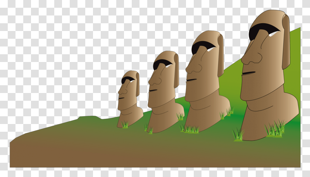 Clip Art Free Presquesage Easter Island Clipart, Grass, Plant, Green Transparent Png