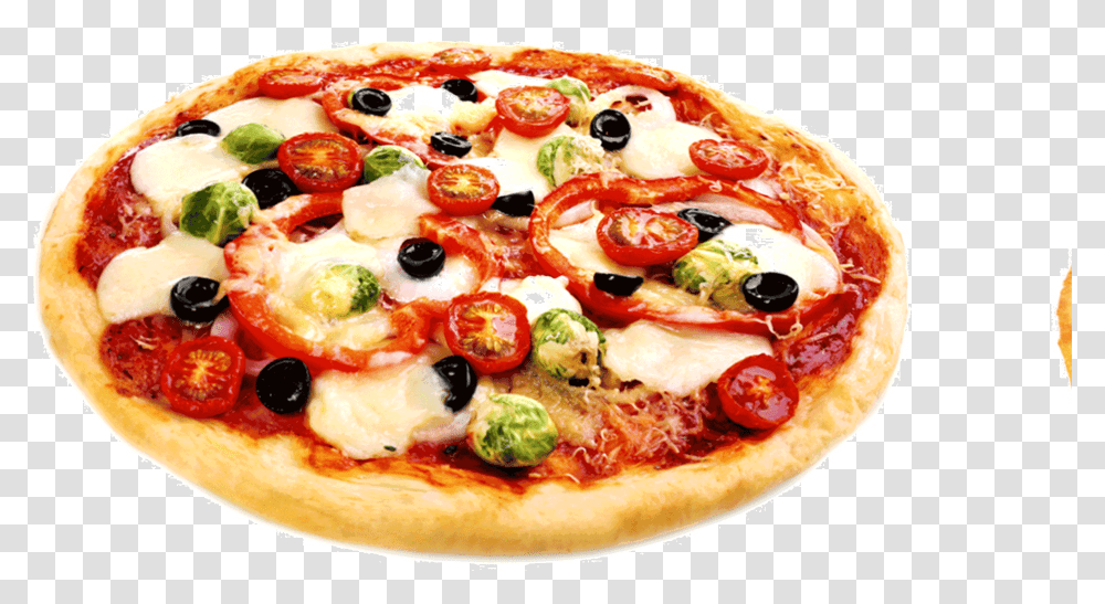 Clip Art Free Stock Sicilian California Style European Vector Pizza, Food, Dish, Meal, Platter Transparent Png