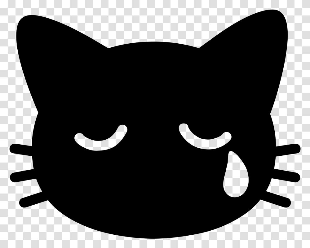 Clip Art Freeuse Download Android Crying Cat Emoji, Gray, World Of Warcraft Transparent Png