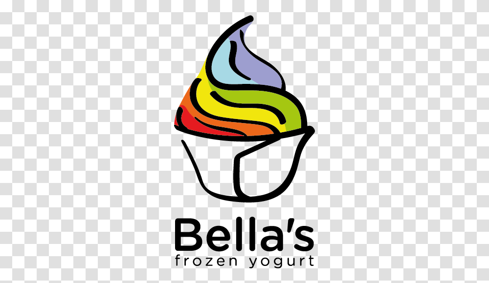Clip Art Frozen Yogurt, Logo, Trademark Transparent Png
