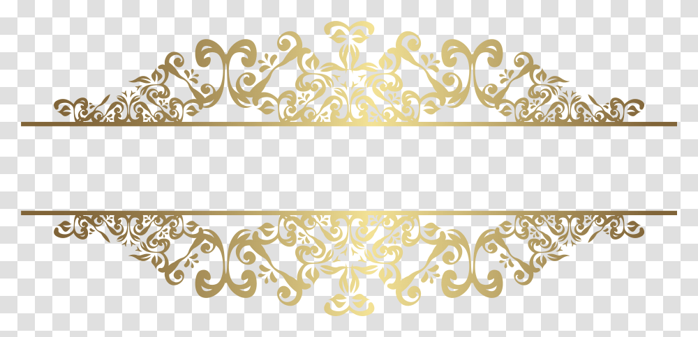 Clip Art Gallery Yopriceville Decorative Line Gold, Floral Design, Pattern, Graphics, Tiara Transparent Png