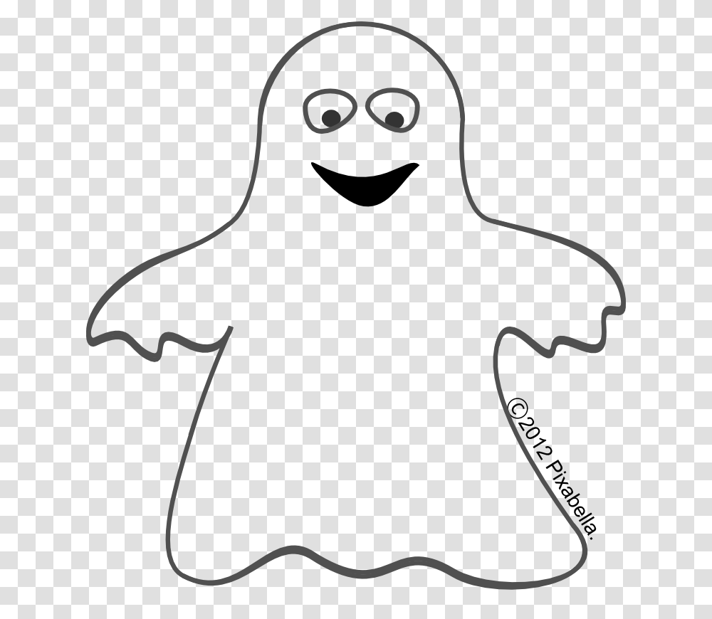 Clip Art Ghost, Stencil, Drawing, Bird, Animal Transparent Png