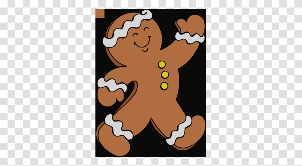 Clip Art Gingerbread Man Book Free Clipart Eawkvqy, Cookie, Food, Biscuit, Plant Transparent Png