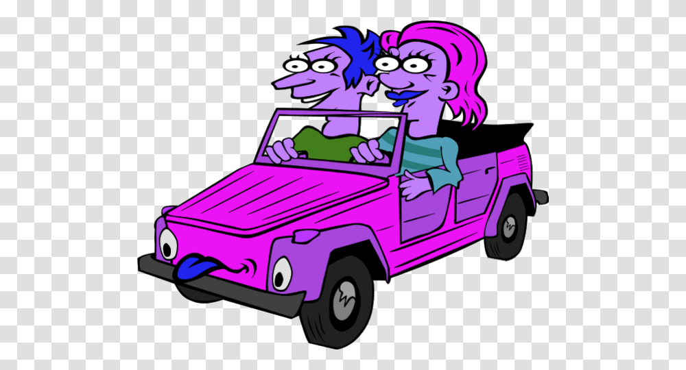 Clip Art Girl In Car, Vehicle, Transportation, Automobile, Jeep Transparent Png