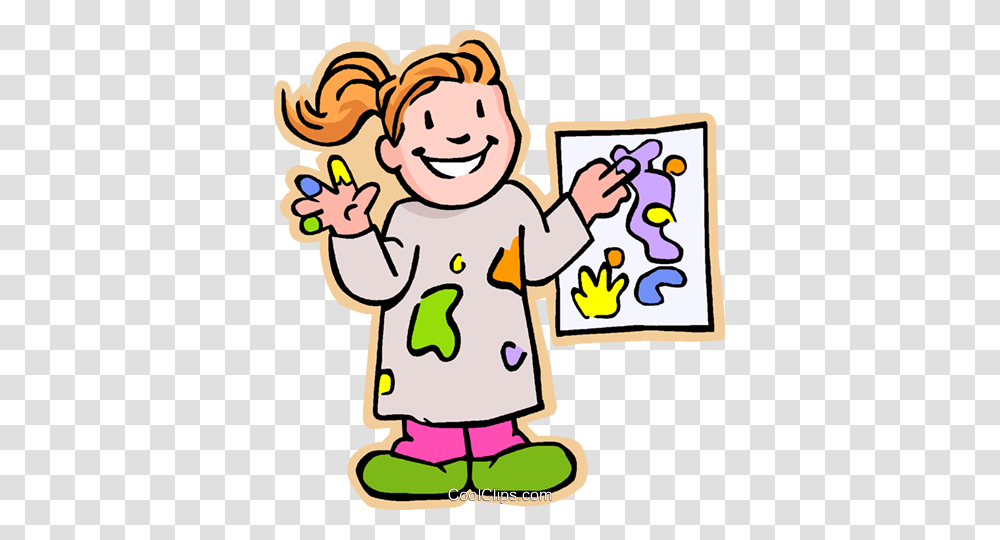 Clip Art Girl In Smock, Female, Teacher, Drawing, Video Gaming Transparent Png