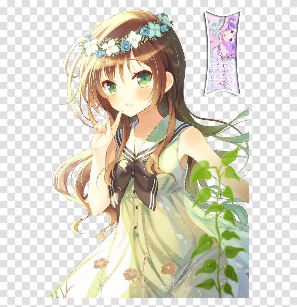 Clip Art Girl Nature, Manga, Comics, Book, Person Transparent Png