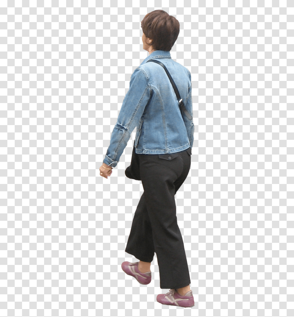 Clip Art Girl Walking Upstairs Person Walking Away, Pants, Sleeve, Long Sleeve Transparent Png