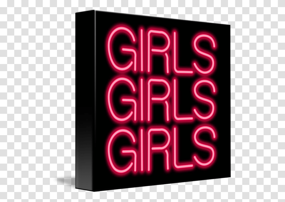 Clip Art Girls Girls Girls Neon Sign Electronic Signage, Light, Alphabet, Lighting Transparent Png