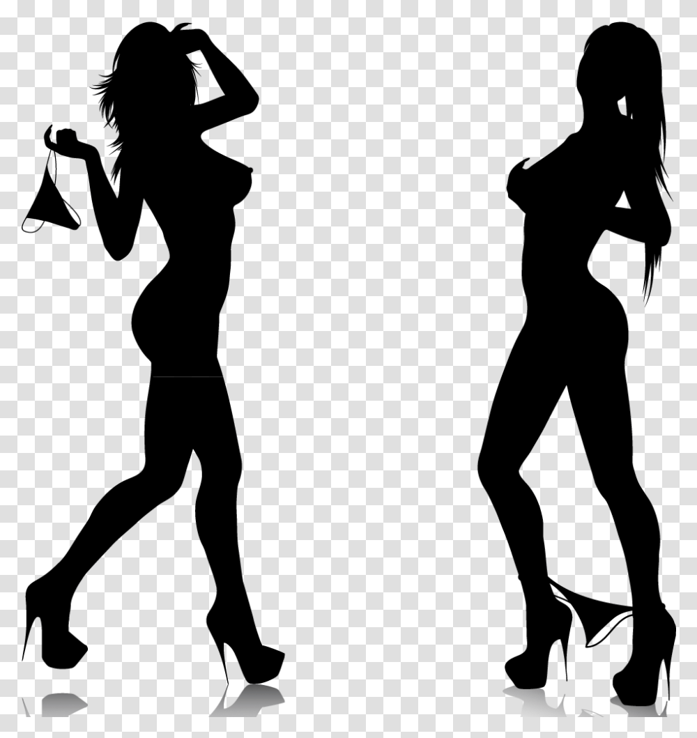 Clip Art Girls Silhouettes Bie Hot Girl Silhouette, Gray, Outdoors Transparent Png