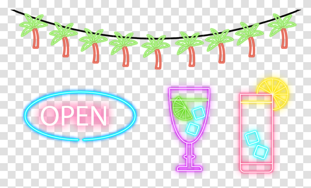 Clip Art, Glass, Goblet, Light, Neon Transparent Png