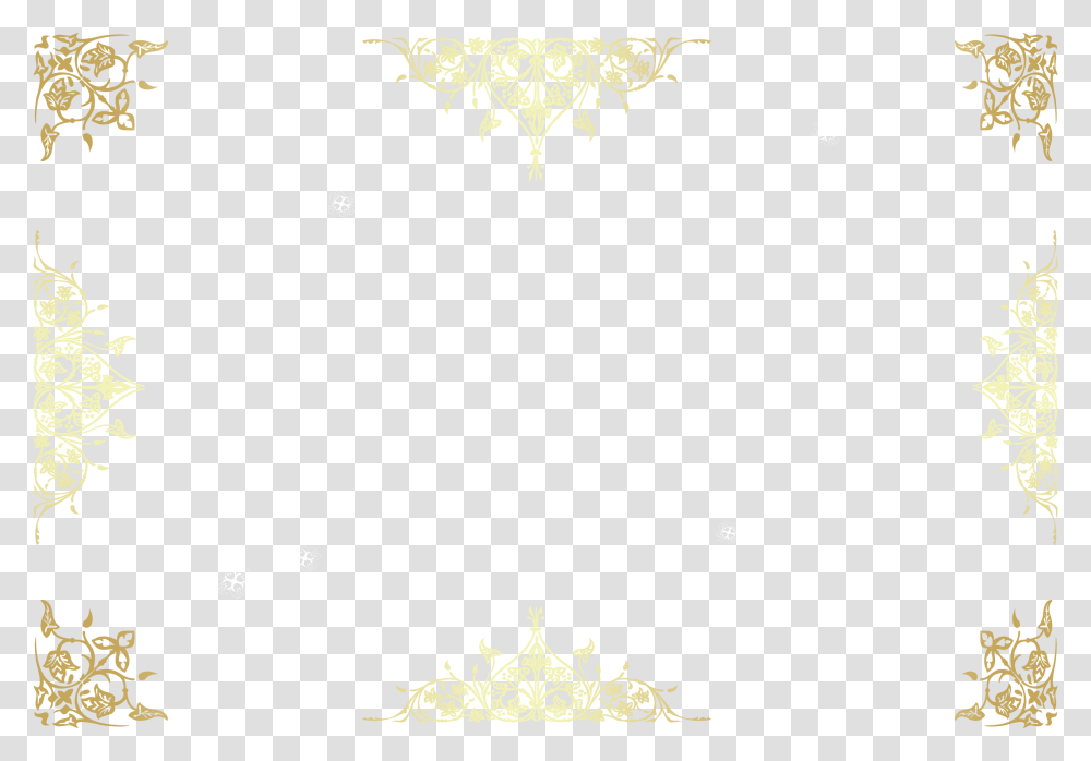 Clip Art Golden Deformation Creative Vector Gold Floral Vector Border, Pattern, Accessories, Accessory, Jewelry Transparent Png