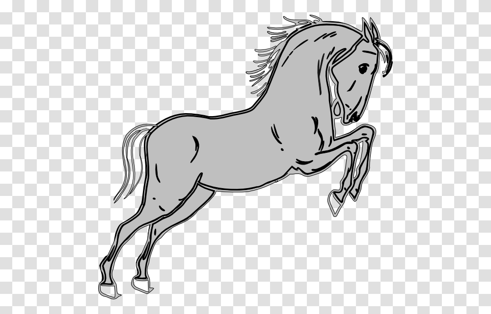 Clip Art Gray Horse, Animal, Mammal, Foal, Colt Horse Transparent Png