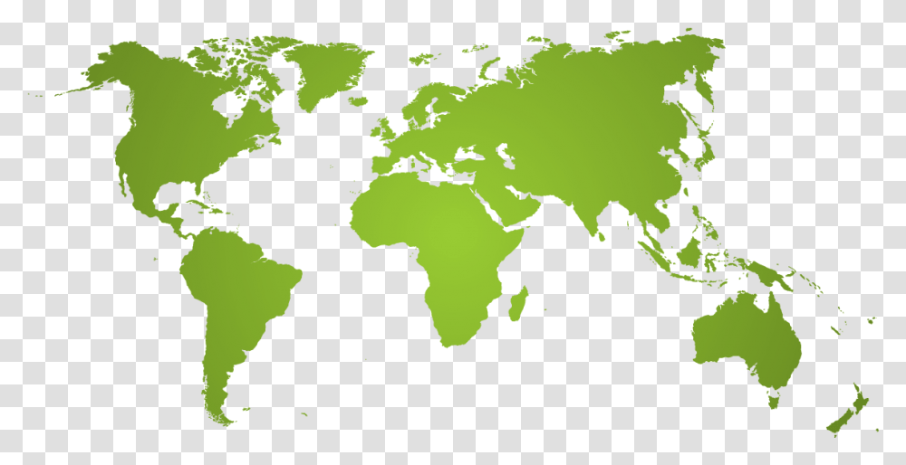 Clip Art Green World Map Icc World Cup Hosting, Diagram, Plot, Atlas Transparent Png