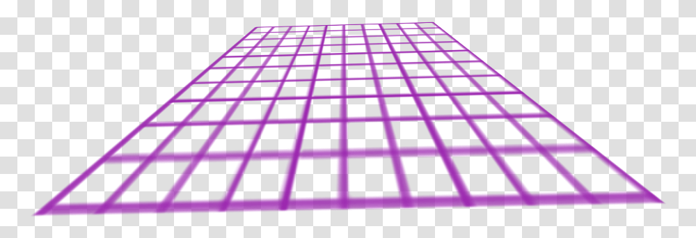 Clip Art Grid Retr Anos Synthwave Synthwave, Purple, Light, Floor, Rug Transparent Png