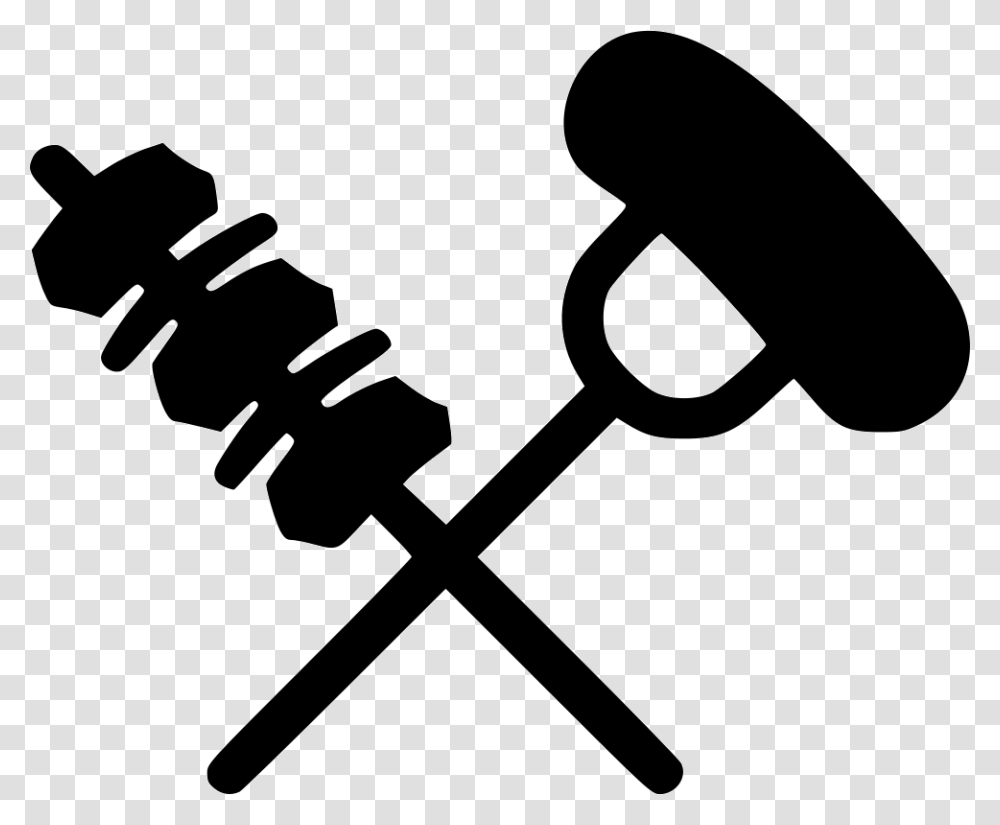 Clip Art Grilled Roasted Toasty Satay Grill Icon, Hammer, Tool, Pin Transparent Png