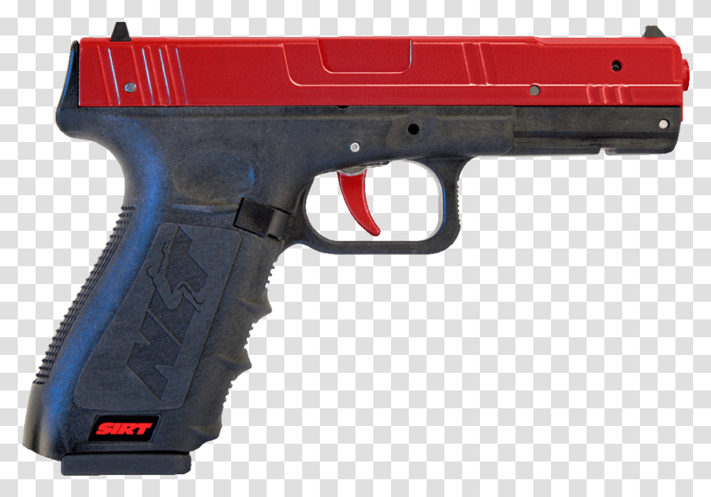 Clip Art Hand Holding Gun Red Pistol, Weapon, Weaponry, Handgun Transparent Png