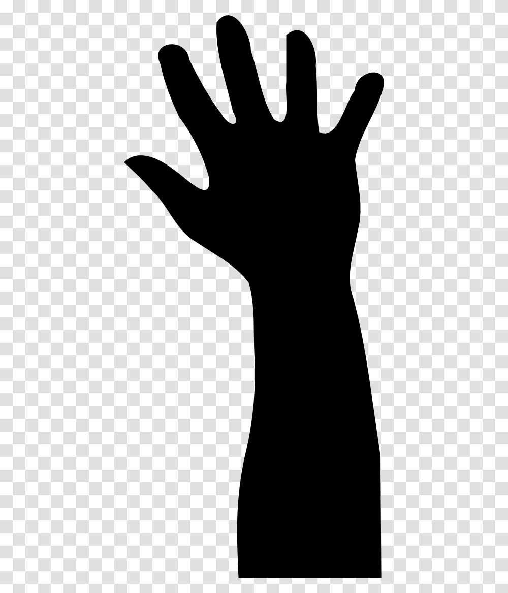 Clip Art Hand, Silhouette, Person, Arm, Stencil Transparent Png