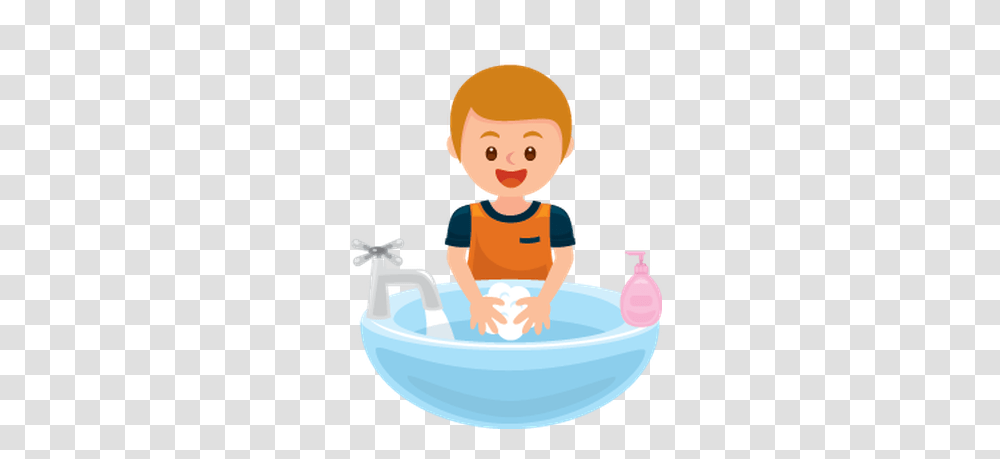 Clip Art Hand Washing, Person, Human, Tub, Bathtub Transparent Png