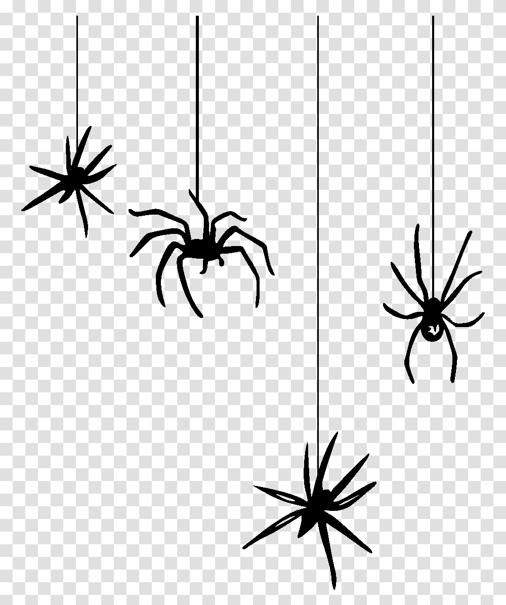 Clip Art Hanging Spider Clip Art Halloween Spider Background, Gray, World Of Warcraft Transparent Png