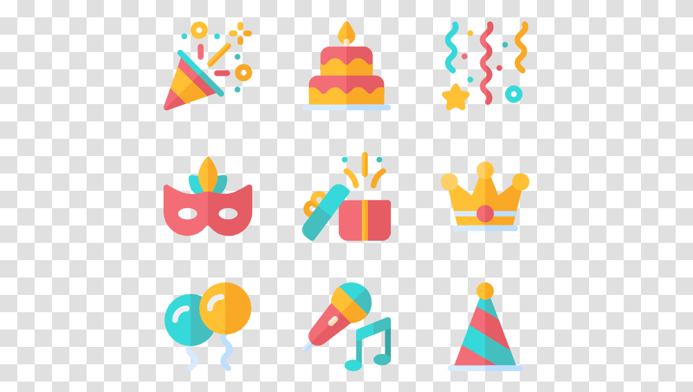 Clip Art Happy Birthday Icons Free Birthday Icons, Apparel, Party Hat Transparent Png