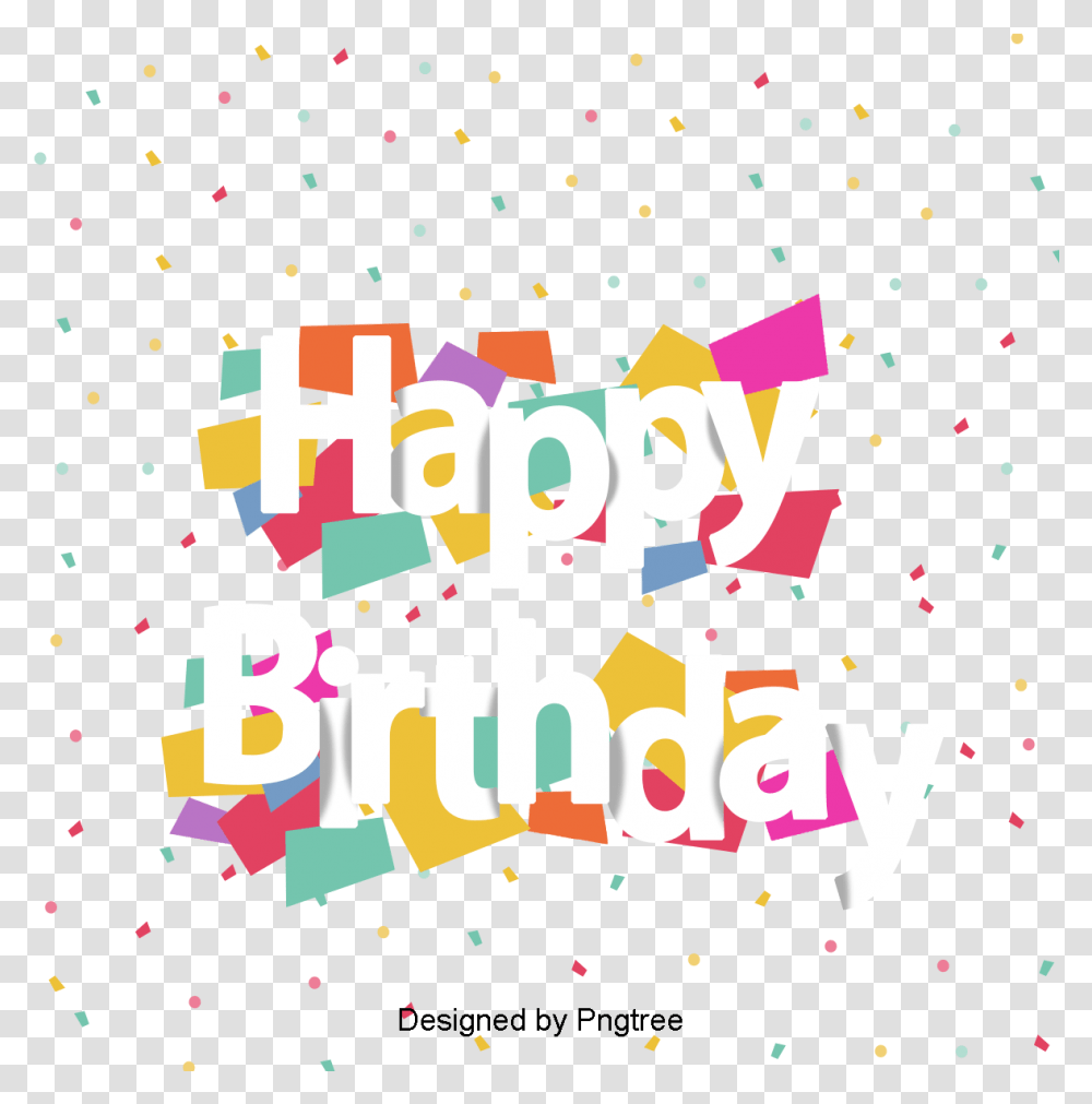 Clip Art Happy Birthday Vector English Happy 60thbirthday Vector, Paper, Confetti, Poster, Advertisement Transparent Png