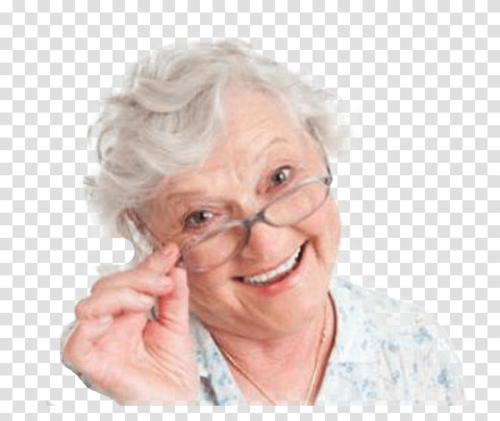 Clip Art Happy Old Woman Dope Grandma, Person, Human, Senior Citizen, Face Transparent Png
