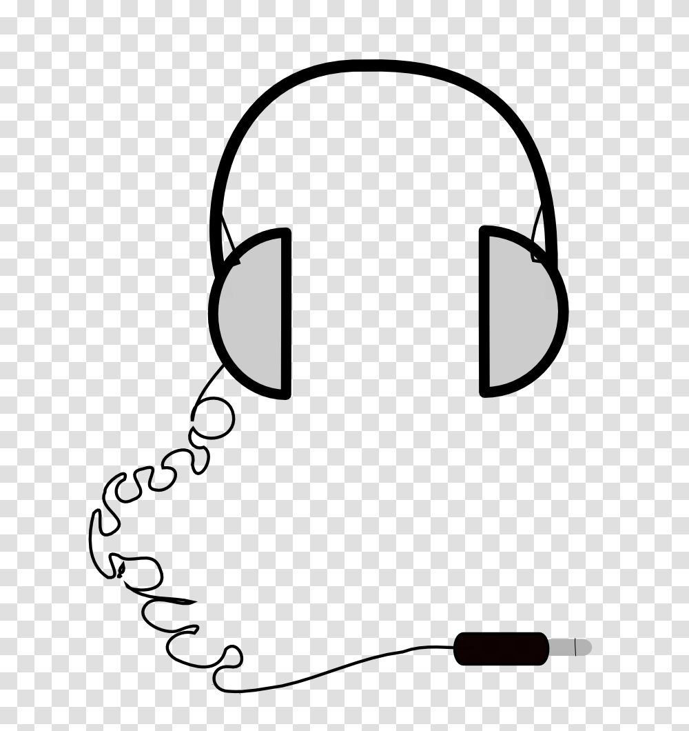 Clip Art Headphones, Electronics, Headset, Stencil, Cushion Transparent Png