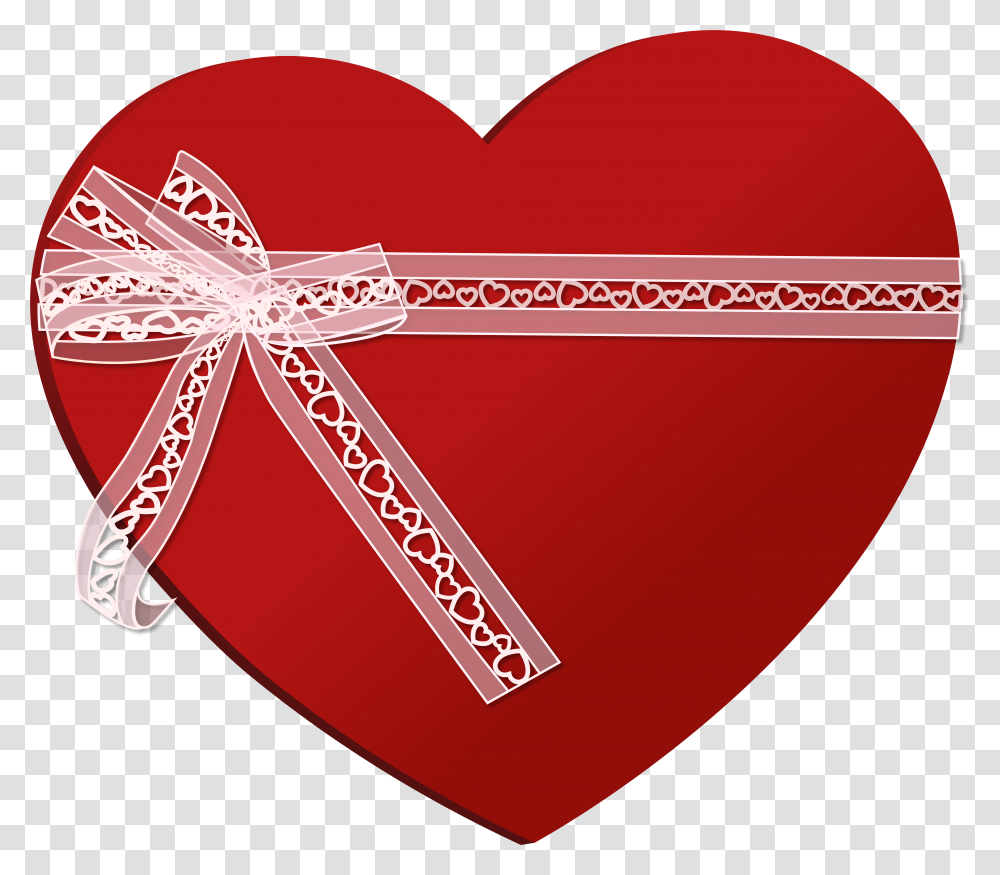 Clip Art Heart Ribbon, Gift Transparent Png