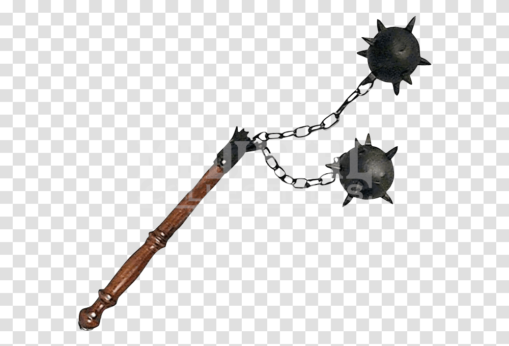 Clip Art Heavy Flail Spiked Ball On Chain, Weapon, Weaponry, Wand Transparent Png