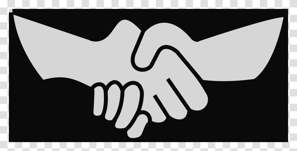 Clip Art Holding Hands Clipart Black And White, Axe, Tool, Handshake Transparent Png