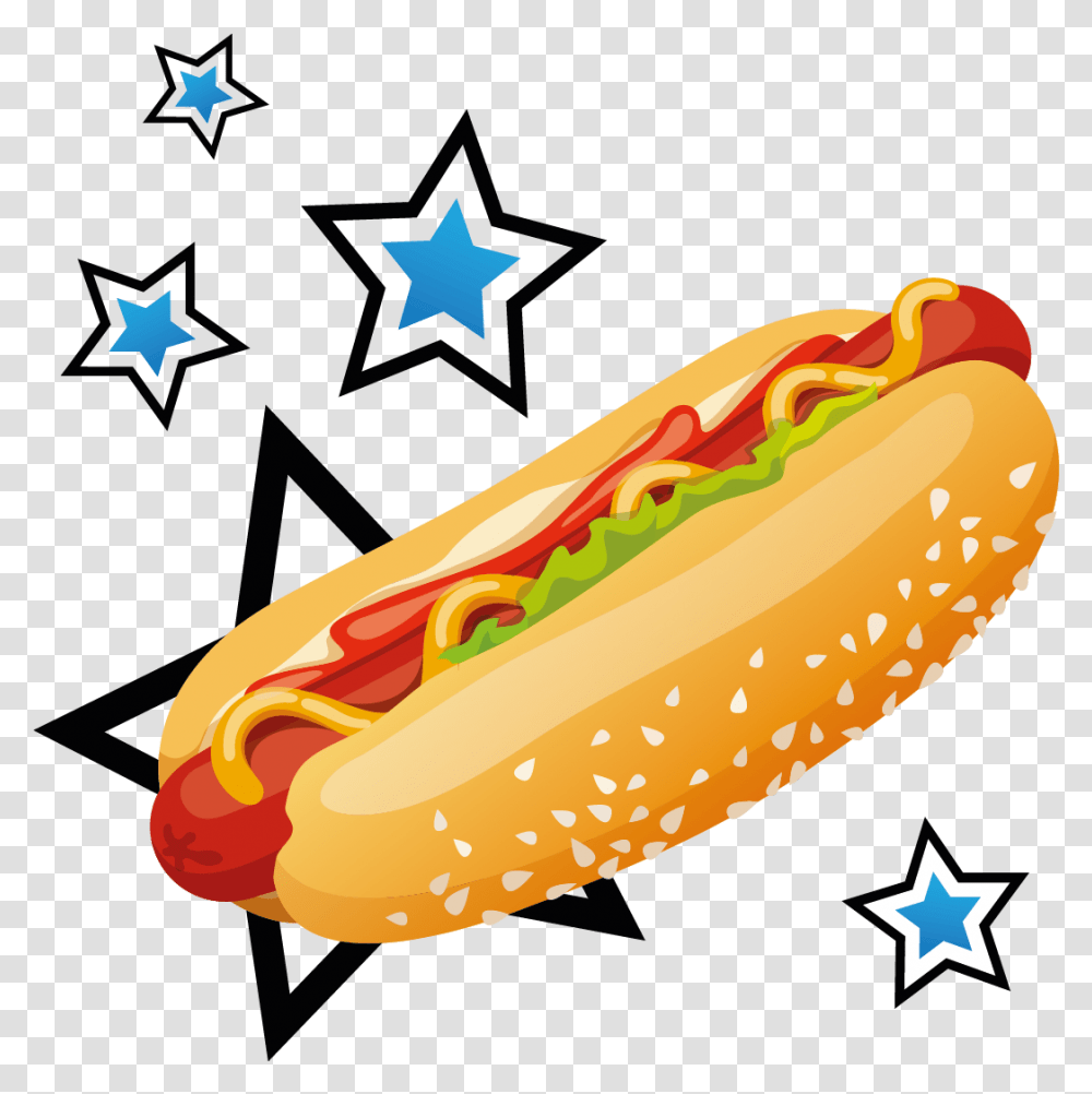 Clip Art, Hot Dog, Food, Star Symbol Transparent Png