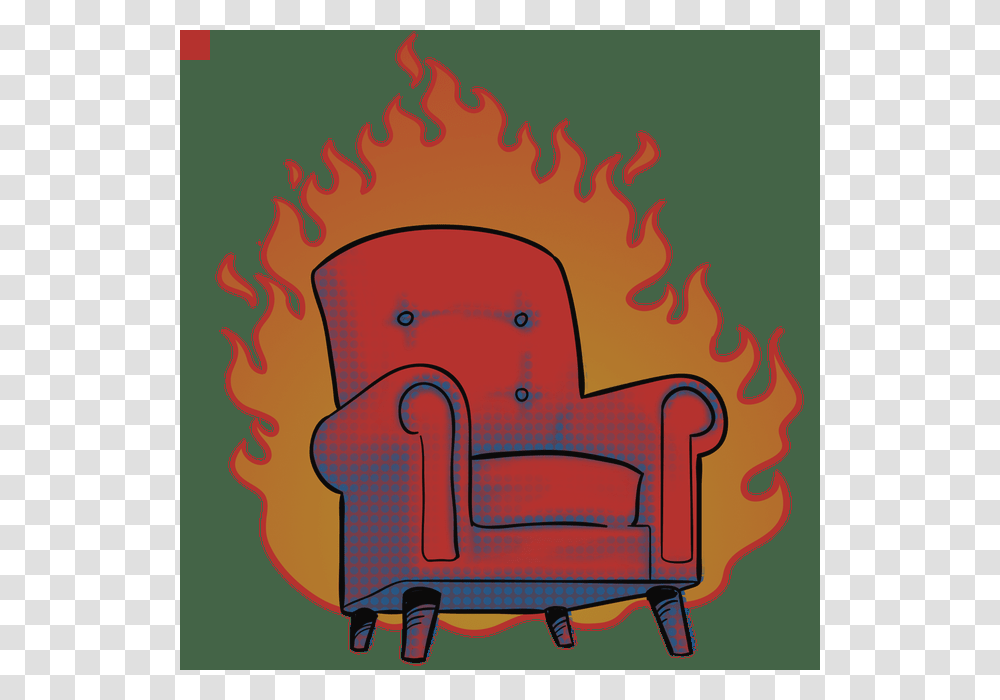 Clip Art Hot Seat Critique, Furniture, Armchair, Painting Transparent Png