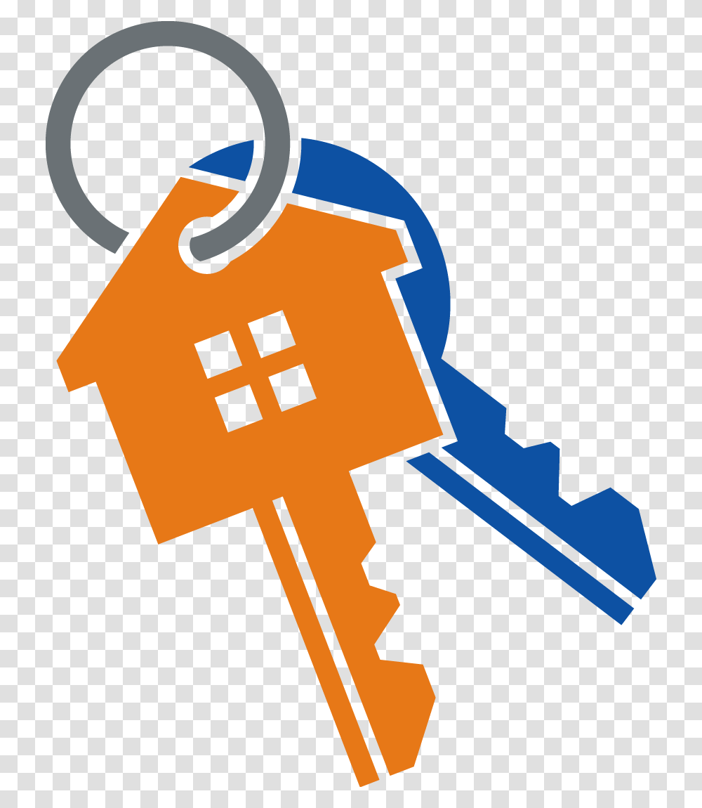 Clip Art House Key, Cross Transparent Png