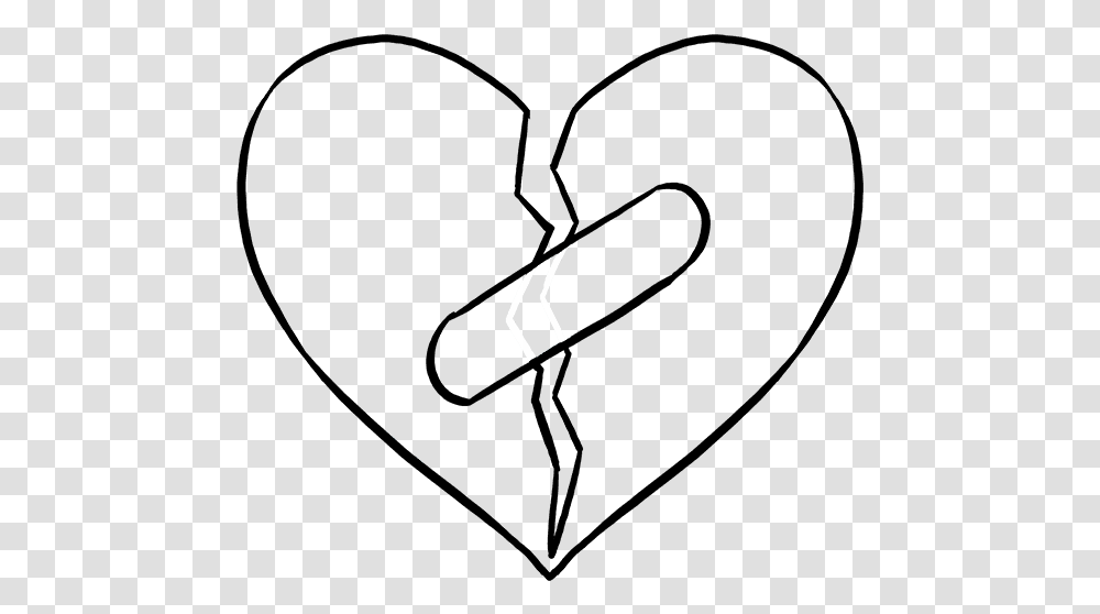Clip Art How To Draw A Broken Heart To Draw, Hand, Alphabet Transparent Png