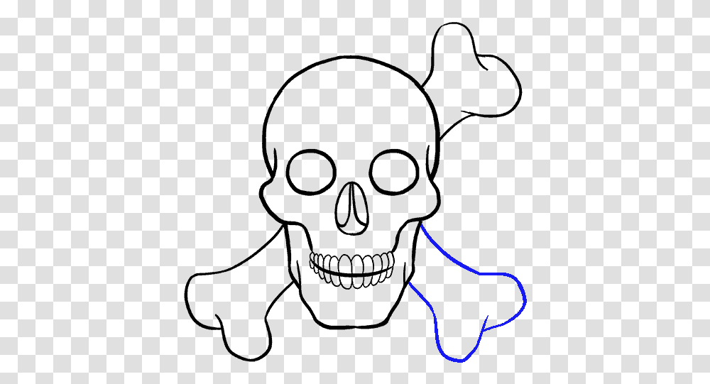 Clip Art How To Draw A Easy Small Skull Drawing, Outdoors, Nature, Antelope, Light Transparent Png