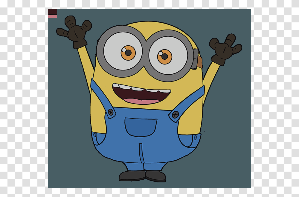 Clip Art How To Draw Bob The Minion, Doodle, Drawing, Goggles, Face Transparent Png