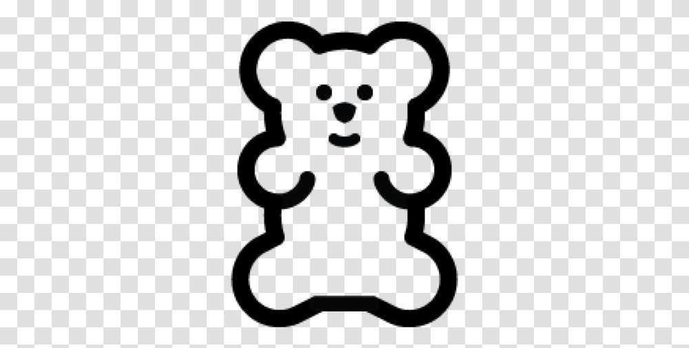 Clip Art I'm A Gummy Bear Gummi Candy Gummy Bear Black And White, Outdoors, Nature, Astronomy Transparent Png