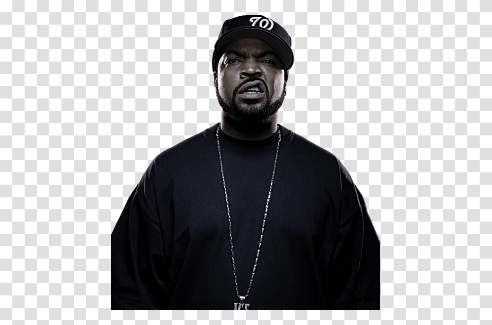 Clip Art Ice Cube Photos Ice Cube Rapper, Person, Human, Necklace, Jewelry Transparent Png